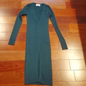 Modern Citizen form fitting teal dress